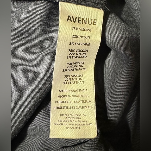 Avenue Super Stretch Boot Leg Pants 26 W - Picture 5 of 9